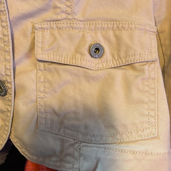 EUC Gap Structured Stretch Tan Jacket/Blazer - Picture 4 of 7